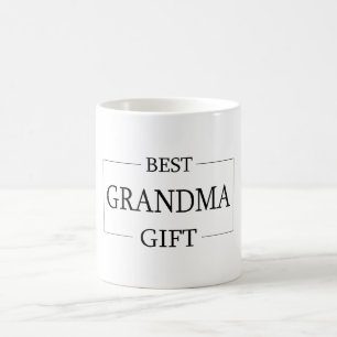 Personlig Gift for Grandma Grandmor Birthday Kaffemugg