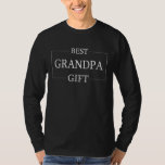 Personlig Gift for Grandpa Grandfather Birthday T Shirt<br><div class="desc">Du kan anpassa den med foto,  logotyp eller text. Du kan ställe dem som du vill på anpassningssidan. Modern,  unik,  enkel eller personlig,  det är ditt val.</div>