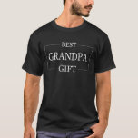 Personlig Gift for Grandpa Grandfather Birthday T Shirt<br><div class="desc">Du kan anpassa den med foto,  logotyp eller text. Du kan ställe dem som du vill på anpassningssidan. Modern,  unik,  enkel eller personlig,  det är ditt val.</div>