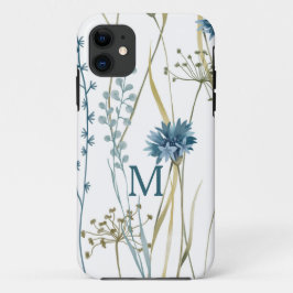 Personlig Gift för hennes Monogram-Blommigt