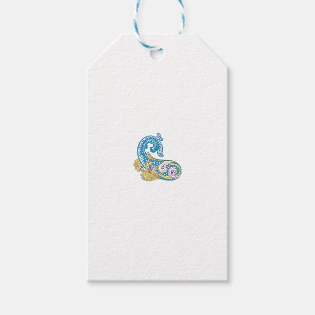 Personlig Gift-Märkre | Cute Helgdag & Tropical Presentetikett (Framsidan)