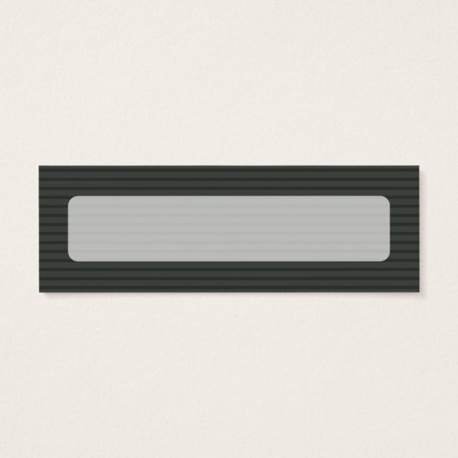 PERSONLIG GIFT-MÄRKRE: modern träd AP1 Litet Visitkort (Baksidan)