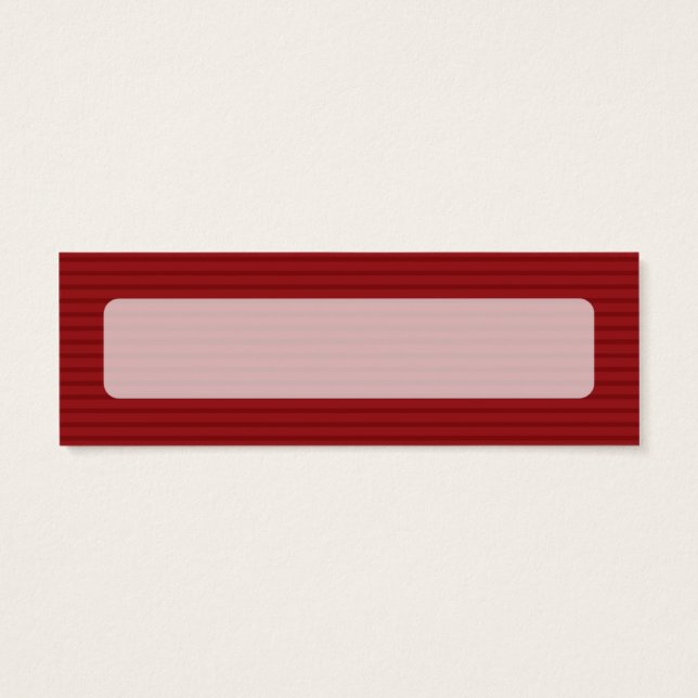 PERSONLIG GIFT-MÄRKRE: modern träd AP4 Litet Visitkort (Baksidan)