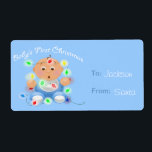 personlig Gift Märkres "Baby Första jul" Fraktsedel<br><div class="desc">Vår självhäftande, personlig, Baby First jul Gift-Märkre är så söta att du måste behålla ett för ditt album! Dessutom gör de alla värdefulla gåvor till din lilla fitta, eftersom du inte behöver fylla ut varje individ med hans namn och jultomts (eller Mamma och Pappor!) eller hoppa över märkrn och kolla...</div>