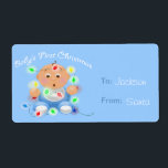personlig Gift Märkres "Baby Första jul" Fraktsedel<br><div class="desc">Vår självhäftande, personlig, Baby First jul Gift-Märkre är så söta att du måste behålla ett för ditt album! Dessutom gör de alla värdefulla gåvor till din lilla fitta, eftersom du inte behöver fylla ut varje individ med hans namn och jultomts (eller Mamma och Pappor!) eller hoppa över märkrn och kolla...</div>