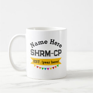 Personlig Gift med personalresurser Mugg SHRM-CP
