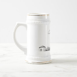 Personlig Gift Pittsburgh Skyline Beer Stein Sejdel