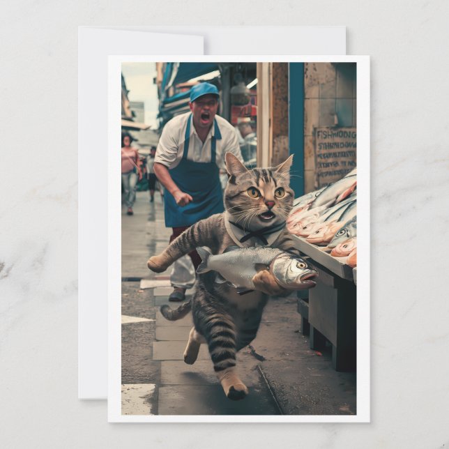 Personlig Gift: Vitsiskt foto av Fiasco Julkort (Framsida)