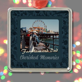 Personlig Gifts for Older Parents Par Grönt Julgransprydnad Metall
