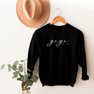 Personlig Gigi Grandma Sweatshirt T Shirt