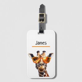 Personlig Giraffe Bagagebricka