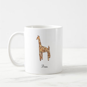Personlig Giraffe Mugg