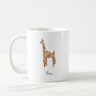 Personlig Giraffe Mugg