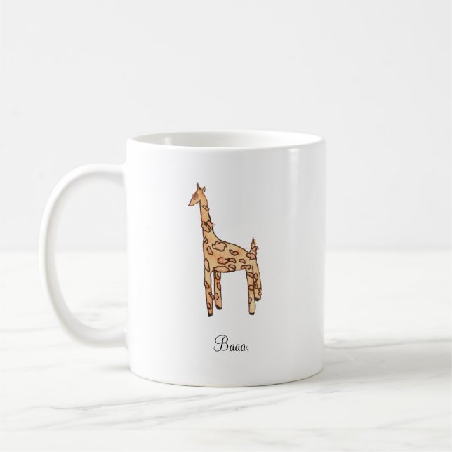 Personlig Giraffe Mugg (Vänster)
