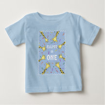 Personlig Giraffe T-Shirt för Baby eller Småbarn