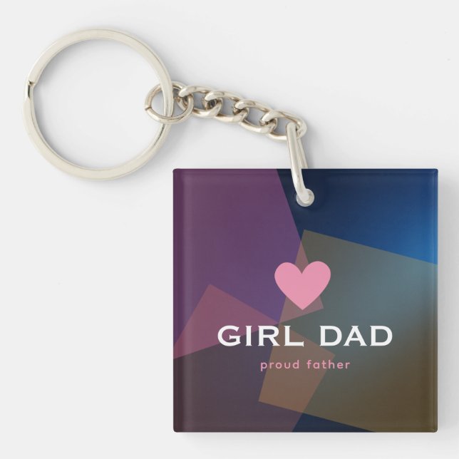 Personlig Girl Dad Holografisk (Framsidan)
