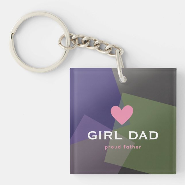 Personlig Girl Dad Holografisk (Framsidan)