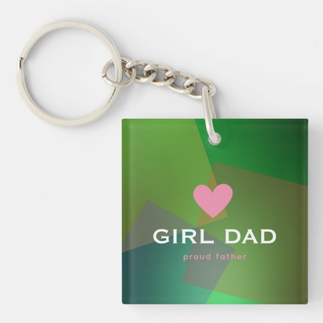 Personlig Girl Dad Holografisk (Framsidan)
