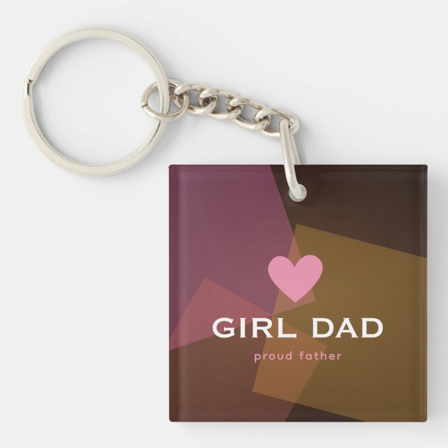Personlig Girl Dad Holografisk (Framsidan)