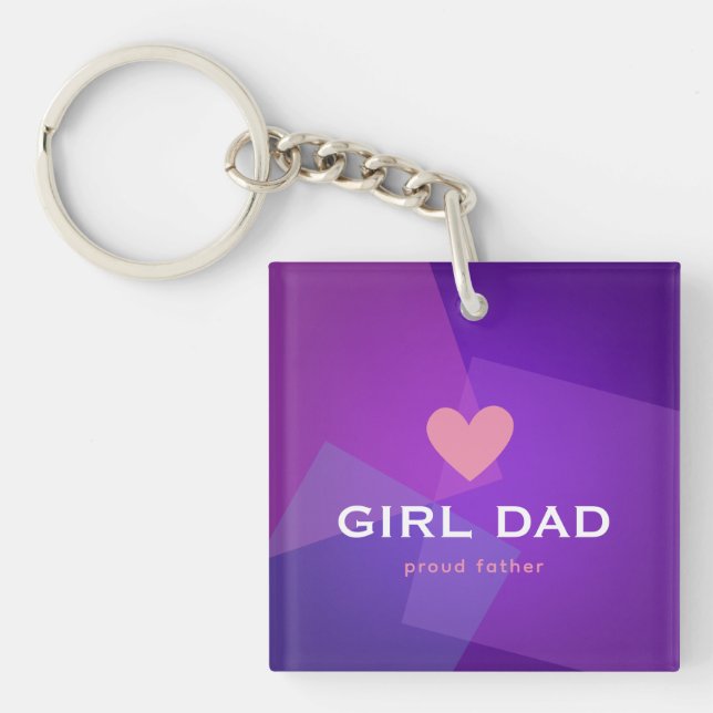 Personlig Girl Dad Holografisk (Framsidan)