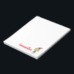 Personlig Girl-jul Anteckningsblock<br><div class="desc">Din lilla flicka kommer att ha sitt eget personlig-anteckningsblock. Finns i olika alternativ för pojkar och flickor. Besök hela samlingen för att se alla alternativ.</div>