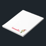 Personlig Girl-jul Anteckningsblock<br><div class="desc">Din lilla flicka kommer att ha sitt eget personlig-anteckningsblock. Finns i olika alternativ för pojkar och flickor. Besök hela samlingen för att se alla alternativ.</div>