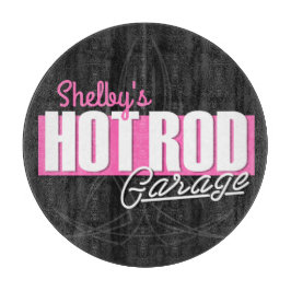 Personlig Girl NAMN Streck Hot rod Garage