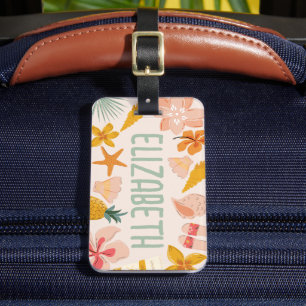 Personlig Girls Beach-Trendig-etikett Bagagebricka