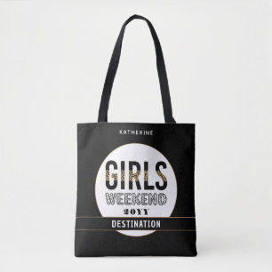 Personlig Girls Helg Girls Resa Vacay Tygkasse