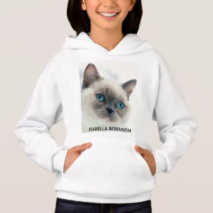 Personlig Girl's Photo and Namn Anpassningsbar Bar T Shirt