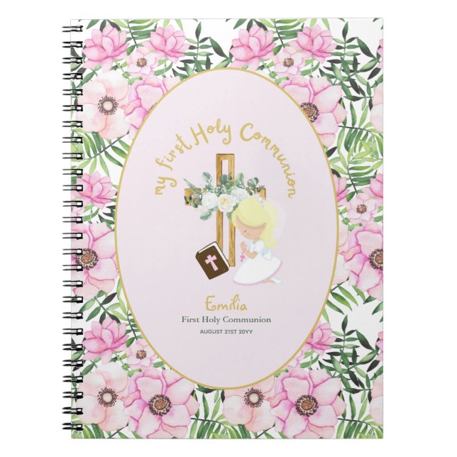 Personlig Girls Prayer Journal eller Bible Study Anteckningsbok (Framsidan)