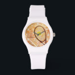 Personlig Girl's Tennis Kärlek Armbandsur<br><div class="desc">Den här tematiska tennisbevakningen för flickor har små spridda hjärtan som accentuerar en tennisgrafik i abstrakten - anpassa med namn - efter katz_d_zynes</div>