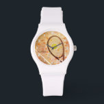 Personlig Girl's Tennis Kärlek Armbandsur<br><div class="desc">Den här tematiska tennisbevakningen för flickor har små spridda hjärtan som accentuerar en tennisgrafik i abstrakten - anpassa med namn - efter katz_d_zynes</div>