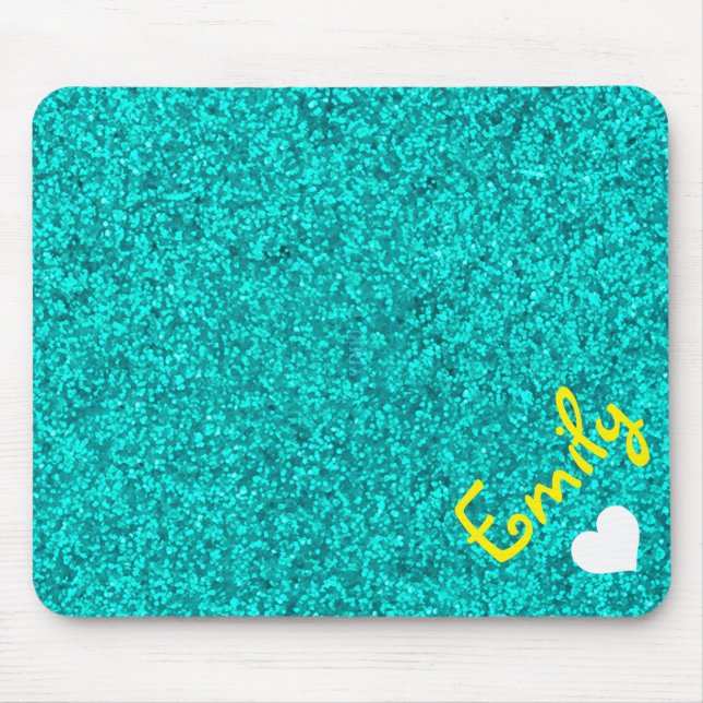 PERSONLIG GIRLY GLITTER MED NAMN MUSMATTA (Framsidan)