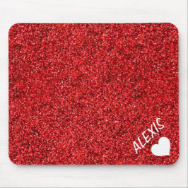 PERSONLIG GIRLY GLITTER MED NAMN MUSMATTA