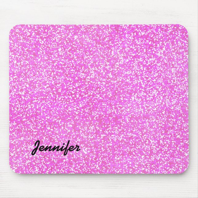 PERSONLIG GIRLY GLITTER MED NAMN MUSMATTA (Framsidan)