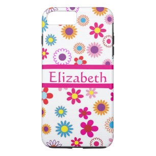 Personlig Girly Modern Daisy med Namn