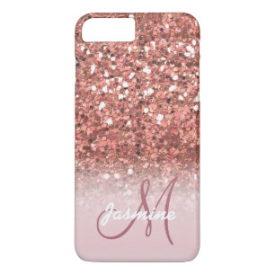 Personlig Girly Ro Glitter Sparkles Namn