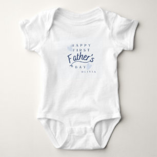 Personlig Glad Första Fars Dag T Shirt