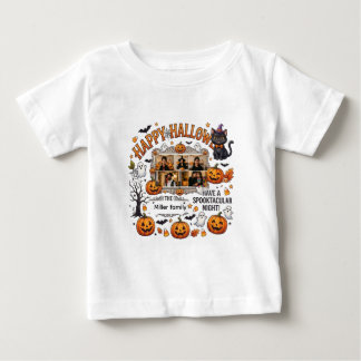 Personlig Glad Halloween Familje Tröja med Katt