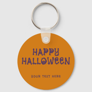 Personlig Glad Halloween Foto Nyckelring