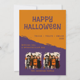 Personlig Glad Halloween Hälsningskort Kort