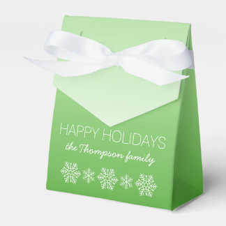 Personlig Glad helg Grönt Ombre Presentaskar