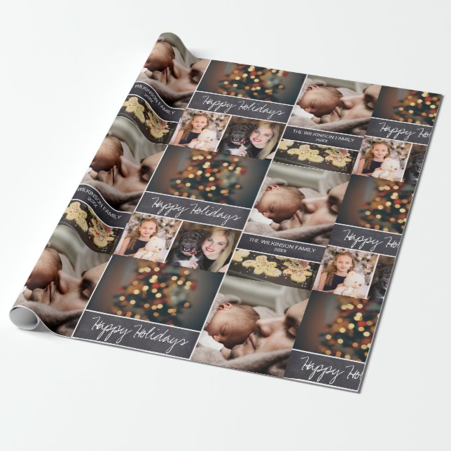 Personlig, Glad helg, kalkylpanel, foto Presentpapper (Utrullad)