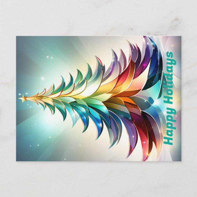 Personlig Glad helg vykort. Jul Vykort (Framsida)