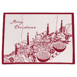 Personlig Glad Jul Bord Minimal Design