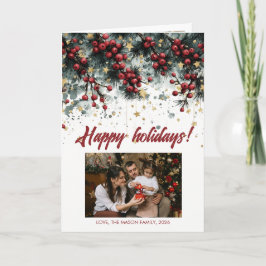 Personlig Glad Jul-kortdesign Kort