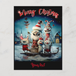 Personlig Glad Jul Rolig  Helg Vykort