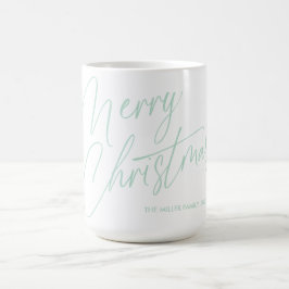 Personlig Glad Jul Skript Mugg | Anpassad