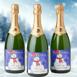 Personlig Glad jul snöman